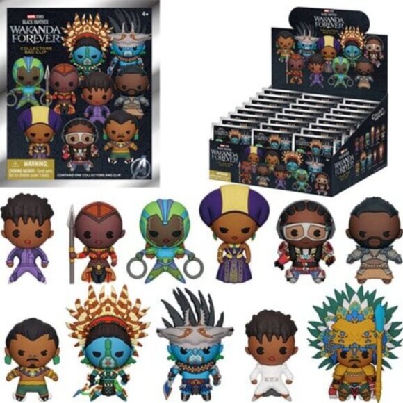 Marvel Wakanda Forever Collectors Bag Clip Mystery Blind Box Bag - Picture 2 of 4